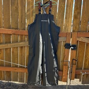 Grundens Neptune Bib Trousers Black Size XXL